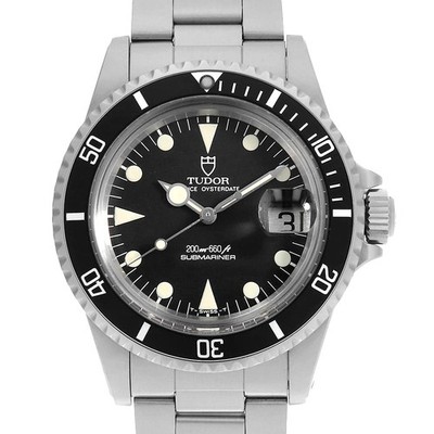 TUDOR SUBMARINER Date 76100 Taco Sub Lollipop second hand mens