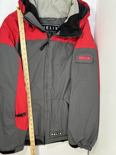 Helix Jacket Men’s L Drawstring Hood Jacket Ski /Snowboard Multiple Zip Pockets - Picture 7 of 13