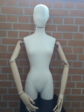 Genesis Display Damen Schaufensterpuppe Büste mit Holzarmen neu ohne Standfuß