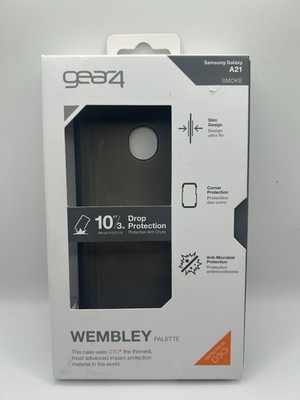 Gear4 Wembley Palette Cell Phone Case for Samsung Galaxy A21 (Smoke)