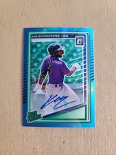 2025 Panini Donruss Optic Rated Prospects Kaelen Culpepper No.120 Blue Auto #/35