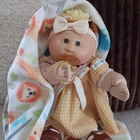🌻🌼1985 Cabbage Patch 🏵OK FACTORY 🦭Preemie 🌻HM #4 With Blanket 🏵🌻