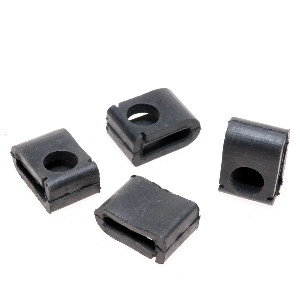 PARACHOQUES DE GOMA PARA CAPÓ TOYOTA COROLLA KE20 KE25 KE26 TE20 27 4 PIEZAS 1970-1978 Foto 4 de 4