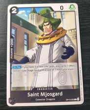 One Piece CCG Saint Mjosgard Carrying On His Will C Card OP13-092 NM