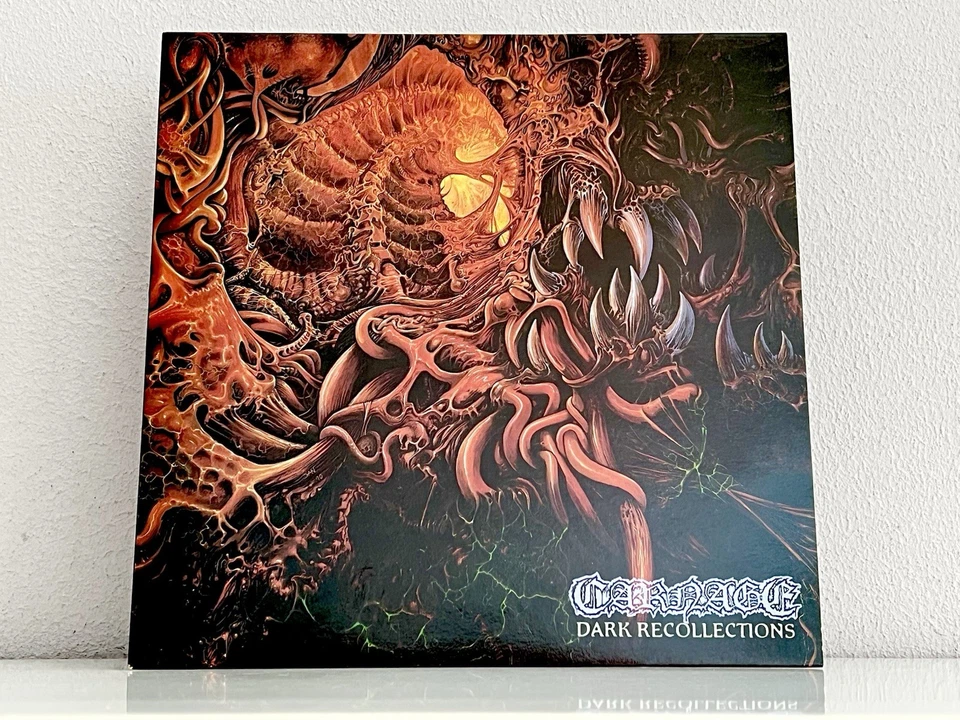 ✅ CARNAGE • Dark Recollections • 1990 VINYL/LP (UK Necrosis Rec. NECRO 3)Earache - Bild 2 von 4