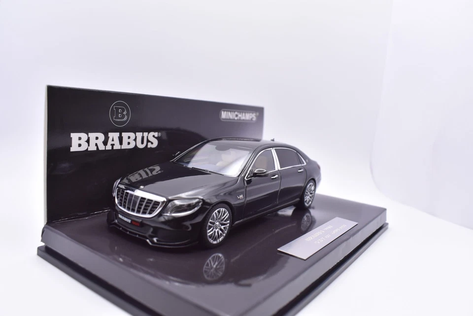 Modellauto Auto Maßstab 1:43 Brabus 900 E Class Schwarz modellbau automodell - Bild 3 von 4