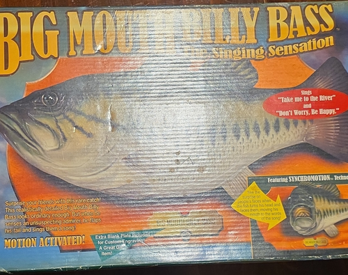 vintage Gemmy Big Mouth Billy Bass Singing Sensation   - Picture 1 of 1