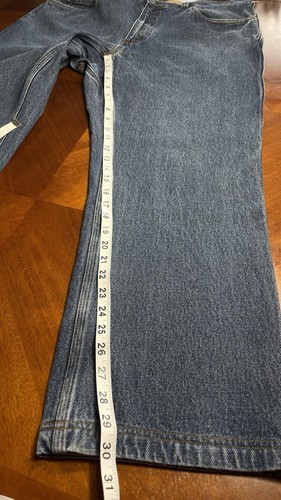 DULUTH Trading Co Mens 40x30 Medium Wash Denim Straight Leg Jeans - Picture 4 of 13