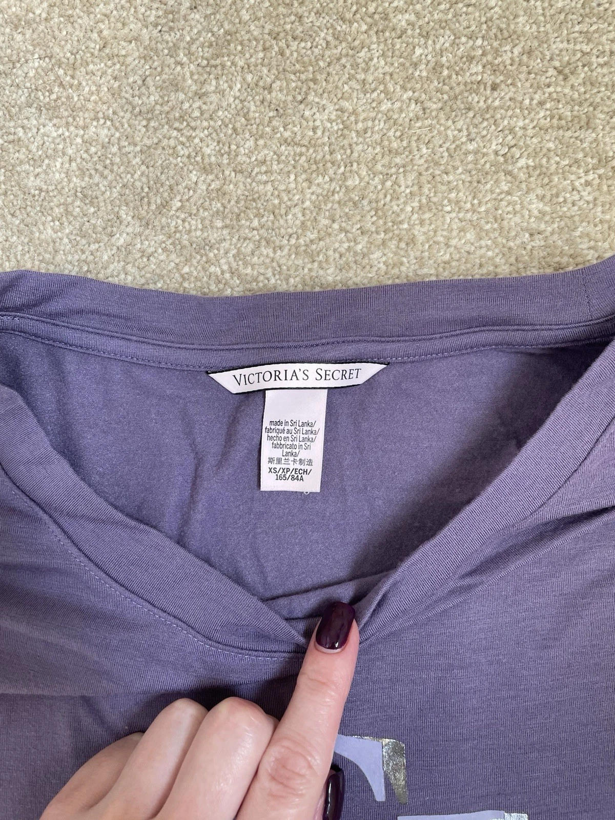 UNDERCOVER Abito da notte Victoria's Secret abito lounge top manica lunga