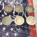 Morgan Silver Dollars Lot of 6 Circulated $1 Coins 1878-1904 0.9 Fineness