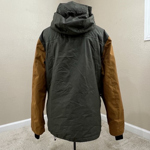 Special Blend Kinetic Tan and Green Snowboarding Winter Hooded Jacket Size Mediu - Picture 4 of 24
