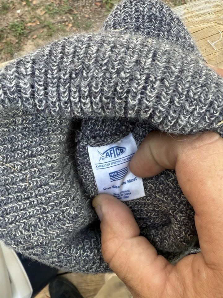 Gorro gris AFTCO American Fishing Tackle Company Foto 2 de 3