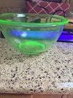 Vintage Hazel Atlas Green Uranium Depression Glass Smallest Nesting Bowl