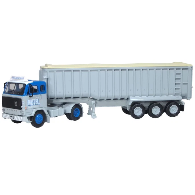 OXFORD DIECASTS Oxford 76F88001 Volvo F88 Tipper Russell of Bathgate 1:76 Scale