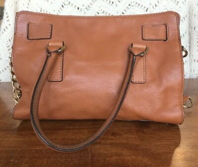 Michael Michael Kors Hamilton Soft Leather Lock Satchel/Shoulder