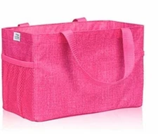 GB Thirty One All in Organizer mini tote bag 31  in Pink Crosshatch New