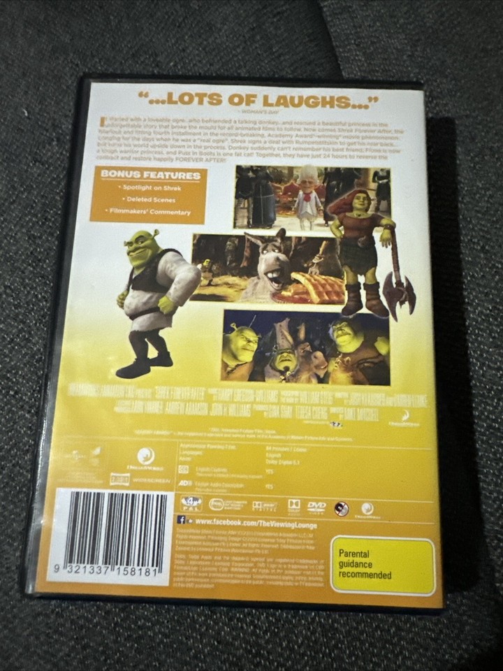 Shrek Forever After (DVD, 2010) 9321337158181 eBay