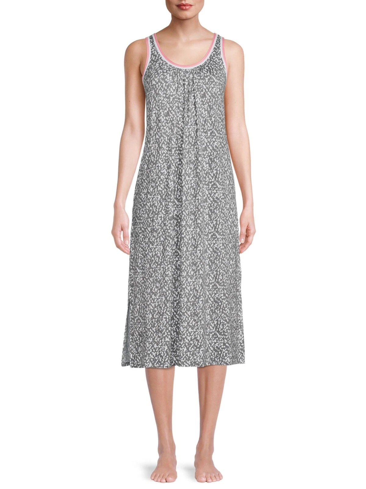 UNDERCOVER Abito da notte Secret Treasures donna lavorato a maglia grigio midi con tasche a scelta