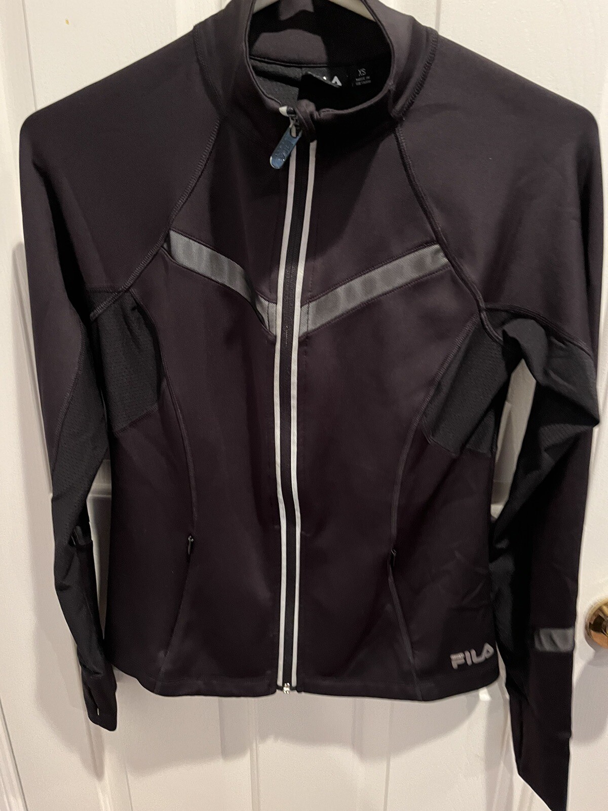 Giacca Donna Fila Zip Intera Navy X Small