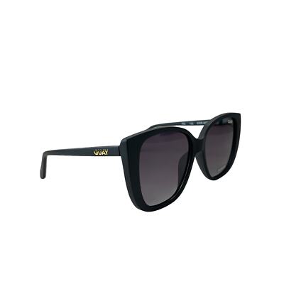 Quay Australia Ever After Sunglasses Matte Black Smoke  display picture 1