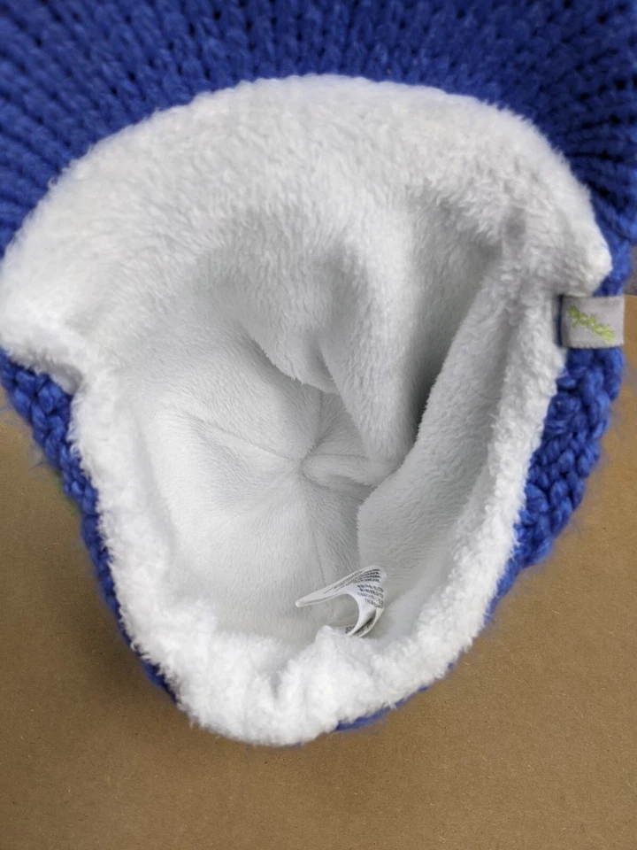 Sombrero tejido Spyder gorro holgado pompón forrado de lana ala rígida talla única suave Foto 3 de 4