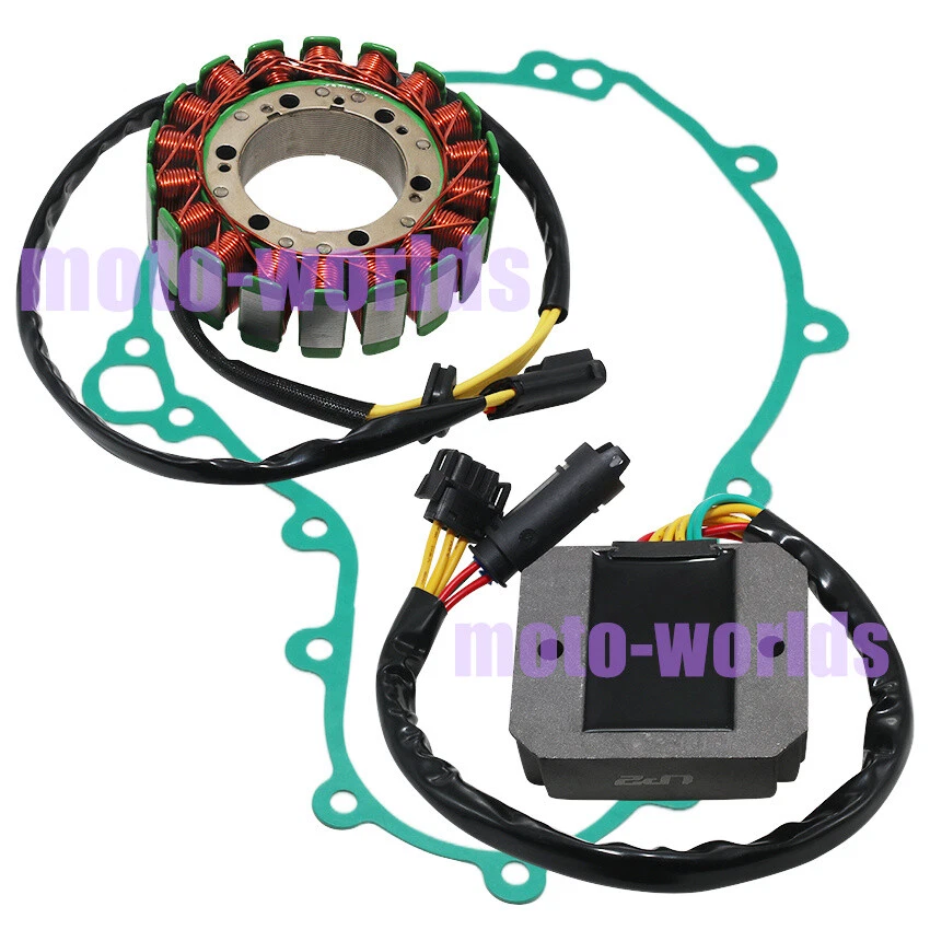 Bobina del estator y regulador de voltaje + junta para BMW F800S F800ST 04-2010/F800GT 2011-19 Foto 2 de 4