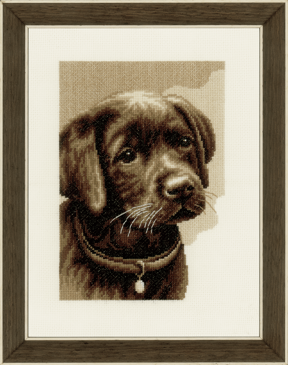 Vervaco Counted Cross Stitch Kit: Labrador Puppy, NA, 24 x 31cm - Image 3