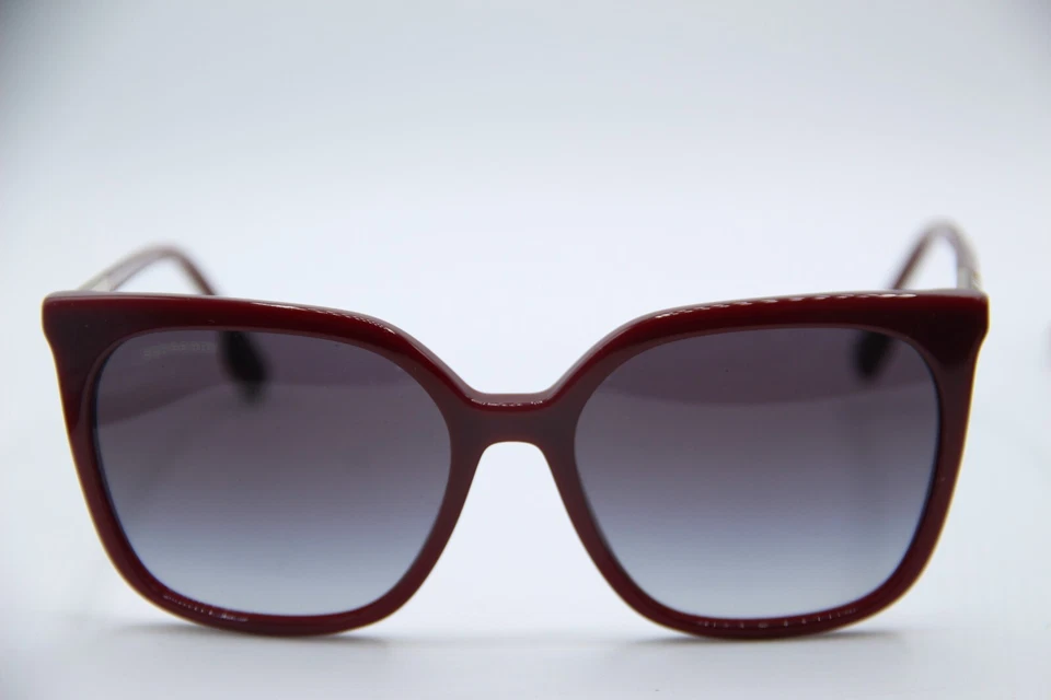 NUEVAS GAFAS DE SOL BURBERRY B 4347 3403/8G MARCO AUTÉNTICO DEGRADADO VIOLETA 56-17 Foto 2 de 4