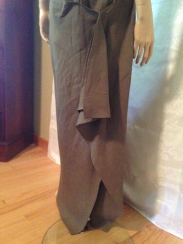 BEAUTIFUL DONNA KARAN Signature Linen Long Summer Dress Size 10 - Picture 2 of 10
