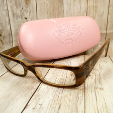 Juicy Couture Princess Brown Eyeglass FRAME w/Case - Darling 49-16-135 Italy