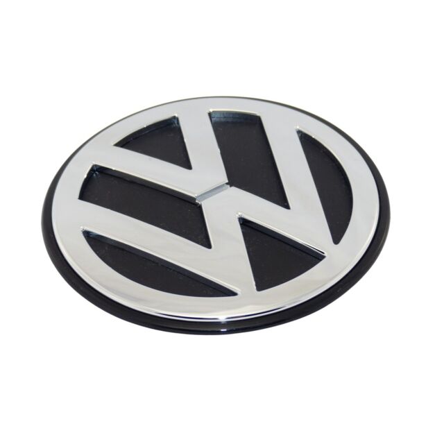original VW Zeichen Chrom Emblem Volkswagen Logo selbstklebend 11 5cm Neu/OVP