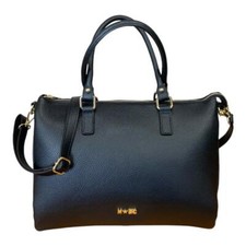 MBRC Borsa donna Shopper da braccio con 3 divisori e tracolla / Made Italy T157