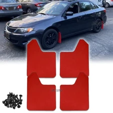 4x Rally Mud Flaps Front Rear Splash Guards Mudflaps For Subaru Impreza WRX STI