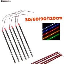 Car Motorcycle Waterproof 12'' 24" 36" 48"/15 DC 12V LED Strip Underbody Light