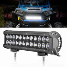 12"INCH LED Work Light Bar Spot Flood Combo Pods For Jeep Driving Offroad 11" US