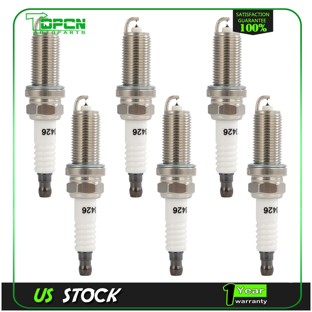 6pcs Double Iridium Spark Plugs Fit for 2007-2018 Lexus ES350 V6 3.5L