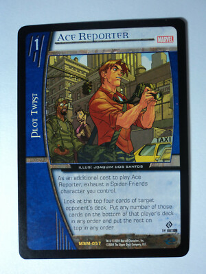 2004 MARVEL VS SYSTEM - WEB OF SPIDER-MAN - ( 1st Ed ) - RARE CARD - MSM-057 