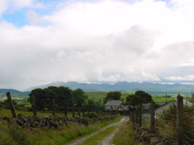 Photo 6x4 View to the SW from the Legananny Dolmen Gransha/J2542 Track l c2002