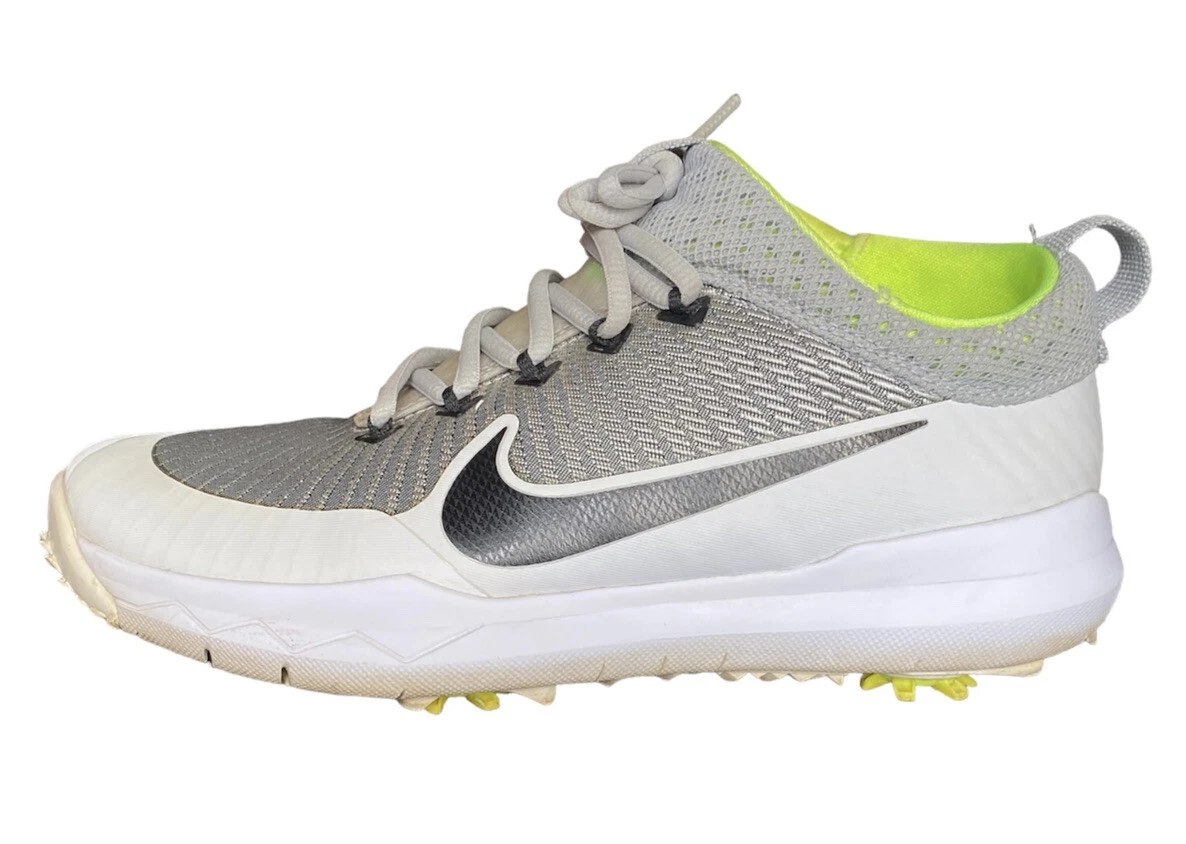 Nike FI Premiere Golf Shoes Mens Size 7.5 White Neon Volt 835421