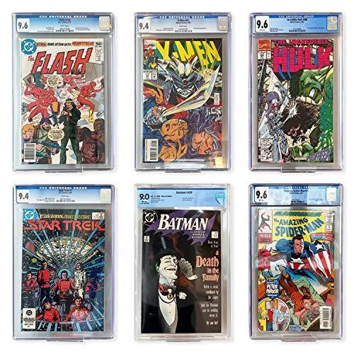X-FLOAT Clear Floating Shelves (Wall Mounted) for Displaying Comic Books (Set of