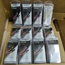 12 Pack  Hopkins MFG 47965 Trailer Wiring Connector Extension 2 Pole Flat Plug 