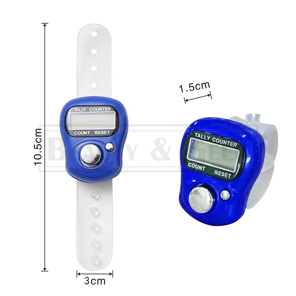 1-20PCS Digital LCD Electronic Golf Finger Hand Ring Knitting Row Counters Tally - image 2 of 3