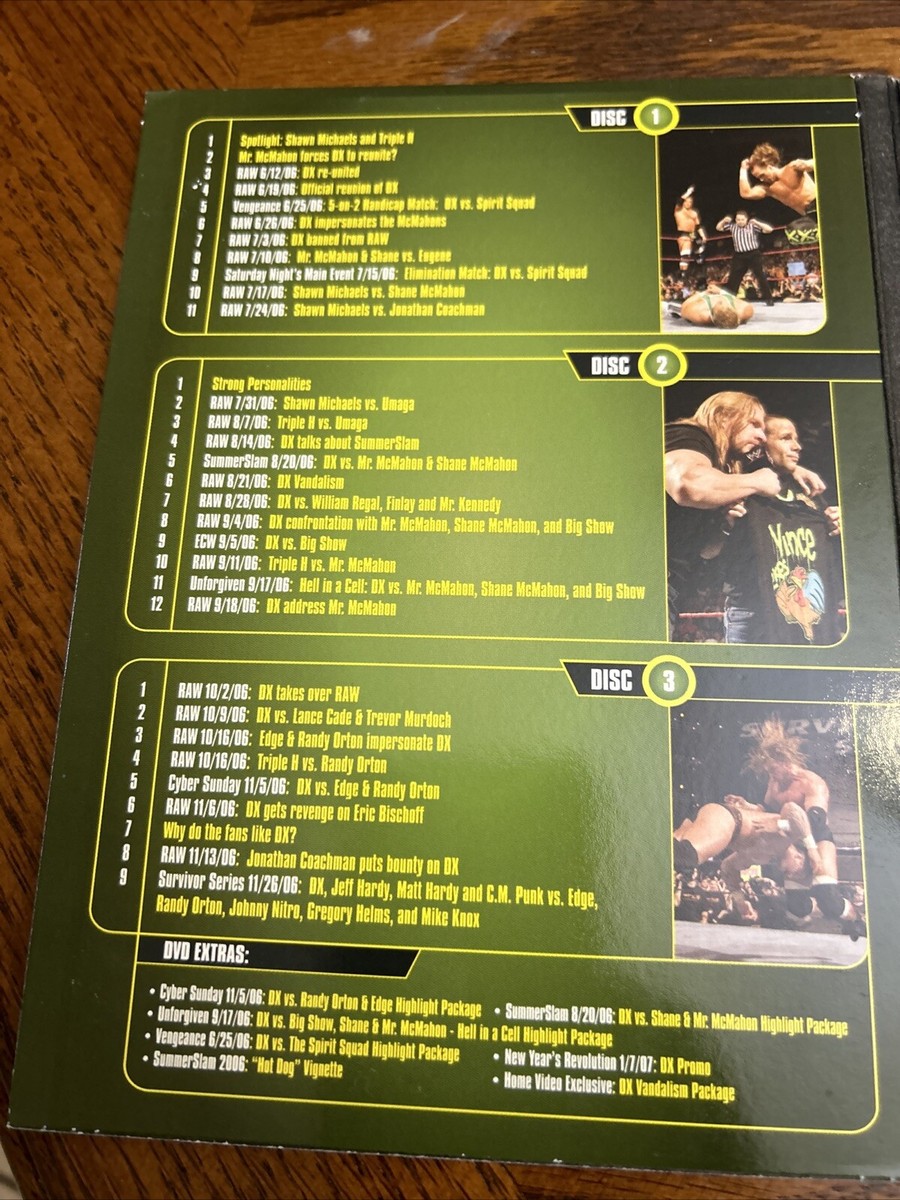 WWE - The New and Improved DX (DVD, 2007, 3-Disc Set) | eBay WWE - The New and Improved DX (DVD, 2007, 3-Disc Set) | eBay