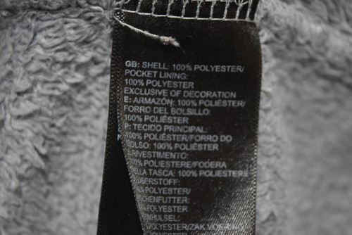 The North Face GIRLS L 14/16 Osolita SOFT Fleece Gray Jacket G379 $89 - Picture 8 of 12