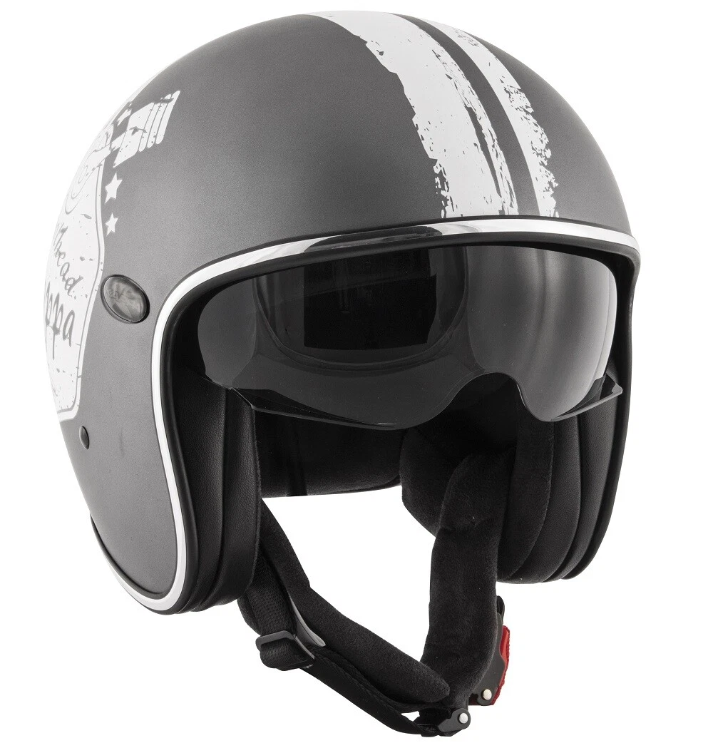 casco jet cafe racer gasoline