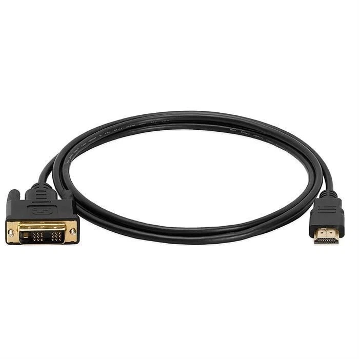 6FT DVI-D 24+1 Pin Male to HDMI Male Video Cable HDTV DVD PC LCD Monitor Laptop - Image 2 of 3