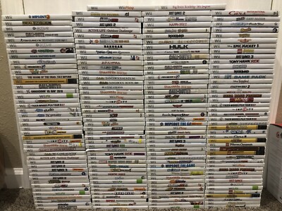 Nintendo Wii Games: Pick & Choose Tested Working Mario Sonic Just Dance Sports