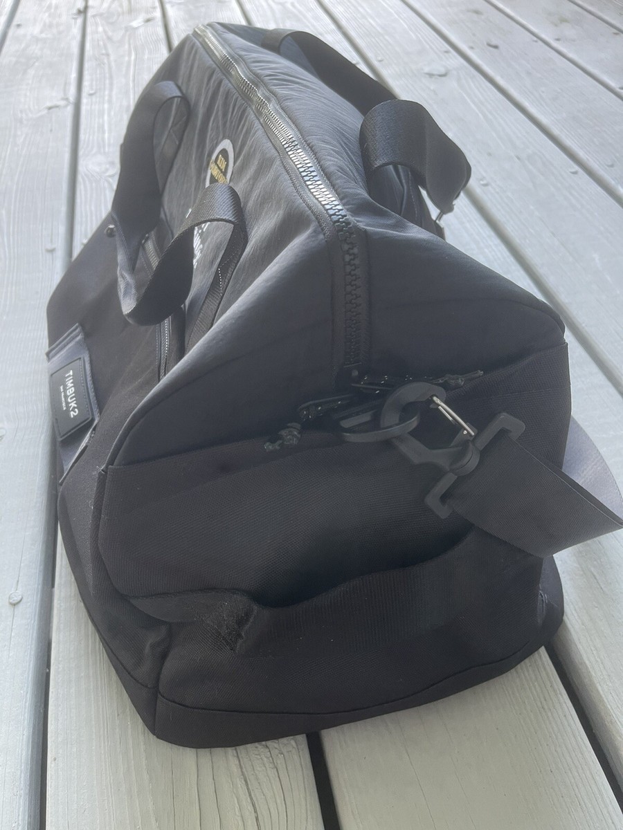 Timbuk2 The Player Duffel Bag Logo Embroidery Jet Black Size Small