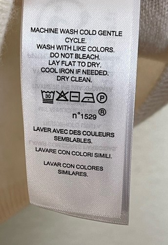RALPH LAUREN Black Label Cashmere Sweater Women’s Size XL Beige Turtleneck $295 - 第 7/8 張圖片