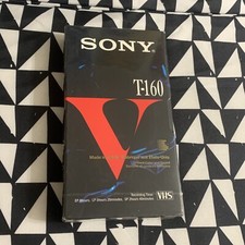 NEW SEALED SONY T-160 SEALED 8 HR VHS TAPE